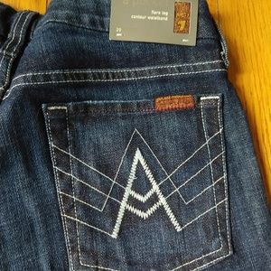 7 For All Mankind "A" pocket flare jeans